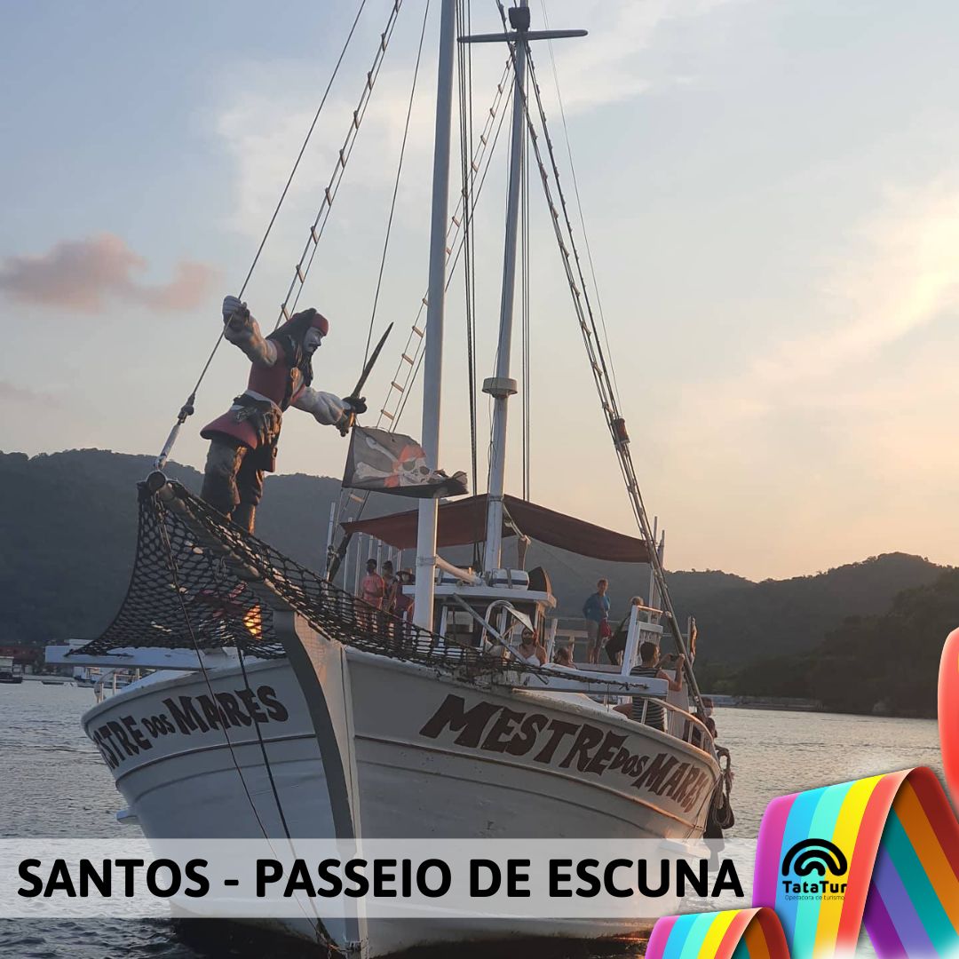 SANTOS COM PASSEIO DE ESCUNA  - 16/02/2025