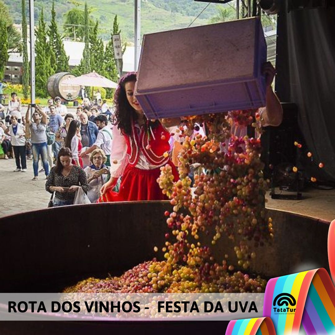 ROTA DOS VINHOS + FESTA DA UVA - 01/02/2025